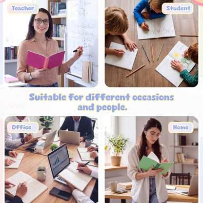 Handepo 100 Pack A5 Composition Notebooks Bulk 5"x8" Notebooks Fantastic - color: Fantastic, size: A5