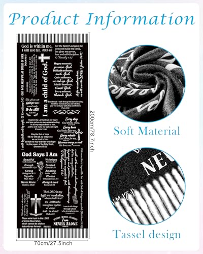 Bozidol Prayer Shawls and Wraps for Women - color: Black