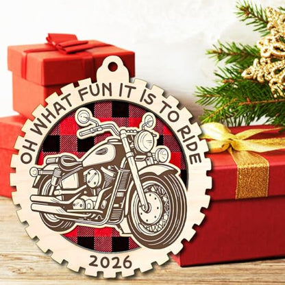 Motorcycle Ornament, Motorcycle Ornaments for Christmas Tree, Men Ornaments - style: Motorcycle