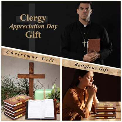 Spakon 20 Pcs Christian Prayer Journals with Pens, English Tree of Life - style: English Tree of Life