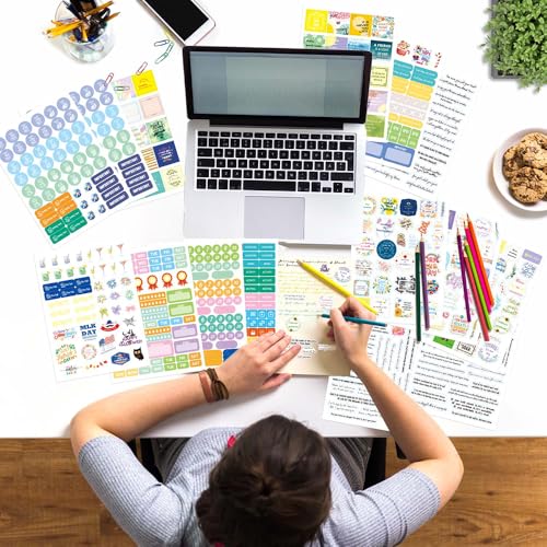 1700+ Functional Decorative Planner Stickers Set (Inspirational Time) - color: Inspirational Time