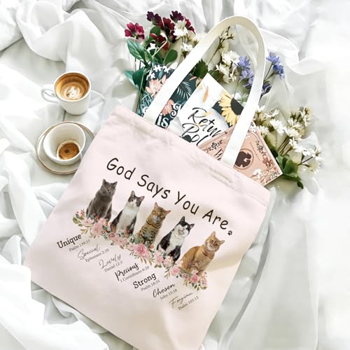 Bible Tote Bags Cute Christian Preppy Canvas Tote Bag Christian Gifts for Women Reusable Shopping Bags(Parent) - color: Bible-5