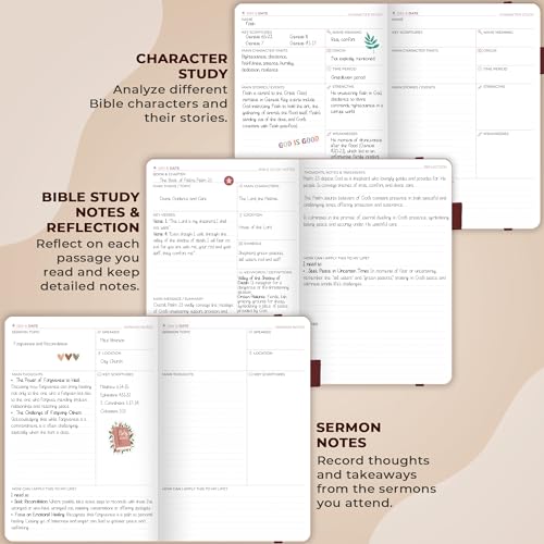 Clever Fox Bible Study Journal, Guide, Supplies for Women A5 Rose Gold - color: Rose Gold, size: A5 (5.8'' x 8.3'')