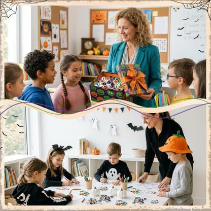 Halloween Character Mini Erasers Bulk, 60PCS Kid Student Party Favor - style: Halloween Character