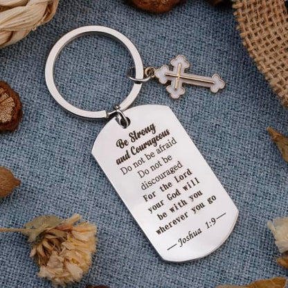 Christian Keychains Cross Keychain Bible Accessories Gifts Christian Gifts Religious Gifts - color: Bible Gifts