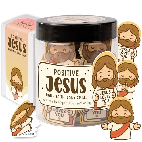 Emotional Support Jesus Jar,Christian Gifts For Women, Christian Birthday Gifts, Jesus Gift For Women - style: Positive Jesus