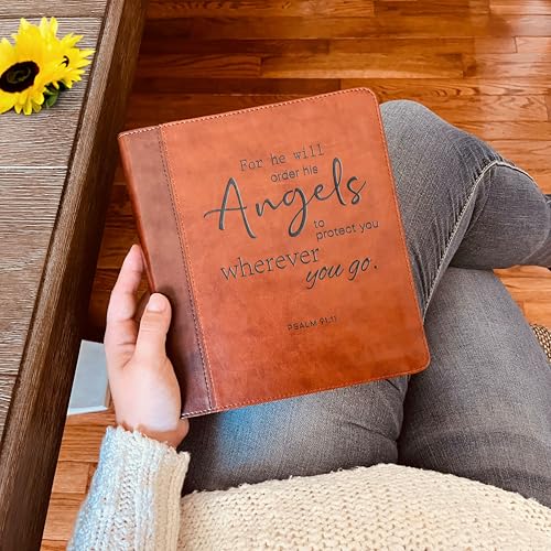 Custom Engraved ESV Journaling Study Bible, Wide Margin Note-Taking Bible, Personalized Christian Gift, Baptism Gift for Women