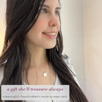 Dainty Cross Pendant Necklace with Freshwater Pearl, Adjustable Chain - color: Gold, size: Small/Medium (16"-18" Adjustable)