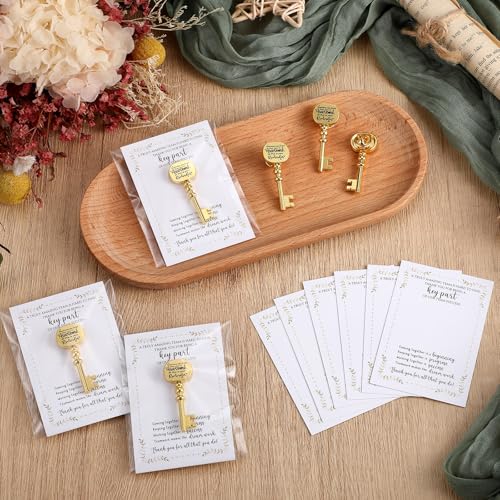 Appreciation Gifts Bulk Key Shape Lapel Pins, 60 Sets, Awesome - style: Awesome