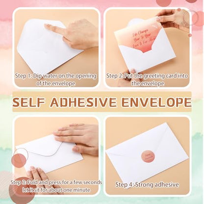Motiskyy 48 Sets Religious Anniversary Cards Bulk for Wedding Couple Christian Happy Anniversary Cards with Envelopes and Stickers Bible Verse Scripture for Wife Celebrating Moment(Watercolor) - style: Watercolor
