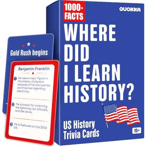 Quokka Trivia Game for Families - Fun Educational Trivia Cards - color: Dark Blue