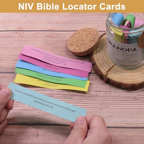 108 Bible Verse Cards to Bring Grandpa Comfort, Strength and Hope - style: Bible Verses Jar for Grandpa