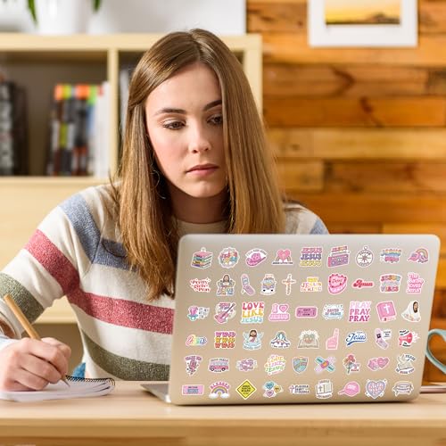 100 Pcs Christian Stickers, Cute Jesus Faith Bible Stickers - color: Christian Jesus Faith