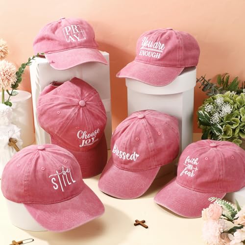 6/12 Pack Christian Hats Bulk for Men Women - style: Style 4
