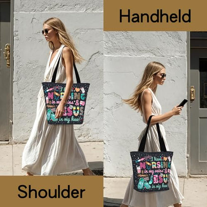 Bible Tote Bags For Women Religious Church Bag Christian Tote Bags Inspirational For Women Organizer Christian Gift - color: Nurses