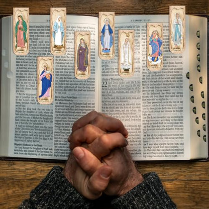 Virgin Mary Magnetic Bookmarks, Catholic Book Marks for Bible Study - style: Virgin Mary