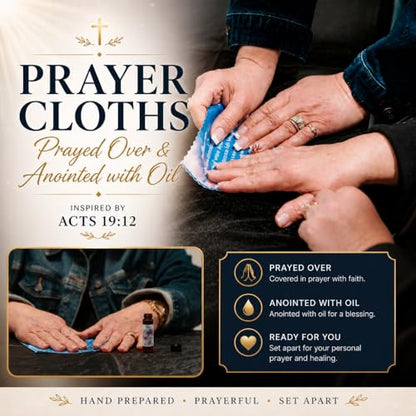 Anointing Oil, Biblical Prayer Blend Exodus 30 with Prayer Cloth