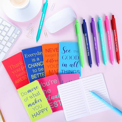 Funrous 32 Pcs Mini Notebooks with Pens Adults Party Favors, Stylish - style: Stylish