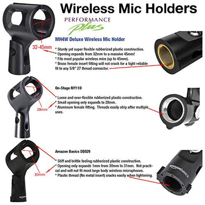 MH Professional Microphone Holders and Clips - size: 1 Pack