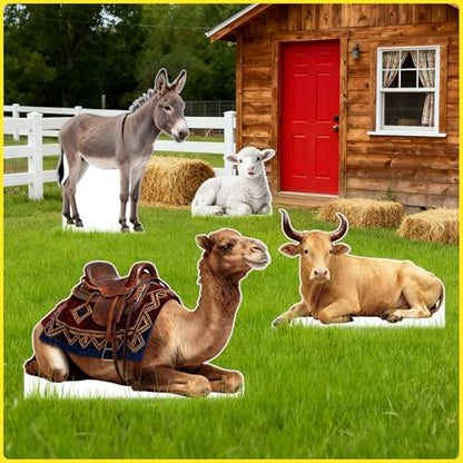 Nativity Camel 2FT Life Size Cardboard Cutout Standup, 1 PC - color: Camel1, size: 2FT