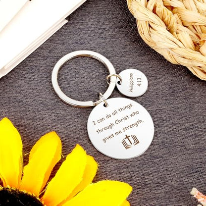 Christian Keychains Cross Keychain Bible Accessories Gifts Christian Gifts Religious Gifts - color: Faith Based Gifts