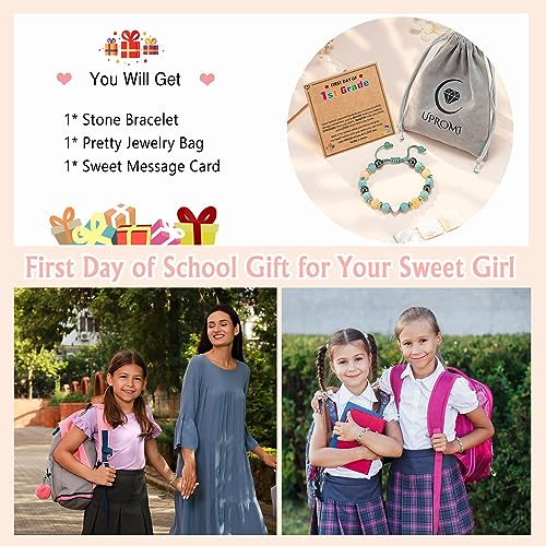 UPROMI To My Daughter/Granddaughter/Niece Bracelet Gifts for Girls - style: First Day of 1st Grade