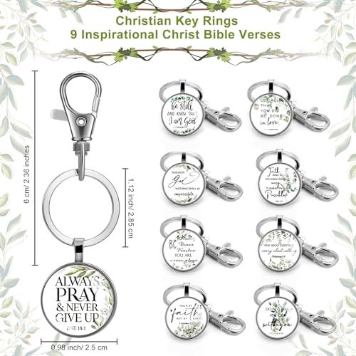 Fumete Christian Keychain Bulk for Wowen Men - style: Leaf Style