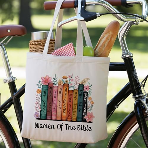 Bible Bags for Women, Christian Tote Bag, Gifts for Christian Women - color: Gray