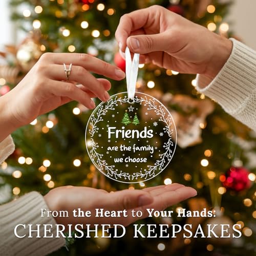 HEXMOZ Best Friend Ornaments for Women - Friends Christmas Ornaments - color: Friends 2