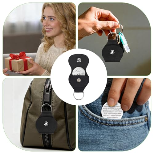 Mikovivi Pocket Angel Hug Coin Token Keychain
