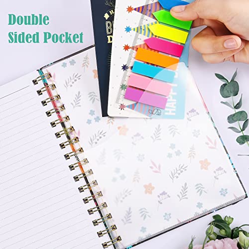 4 Pack Spiral Notebook, B5 Lined Journal for Women, College Ruled 160 Pages - color: 4pack, size: B5
