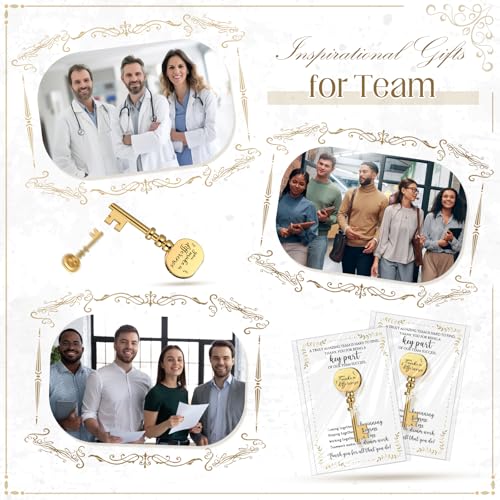 Appreciation Gifts Bulk Key Shape Lapel Pins, 60 Sets, Difference - style: Difference