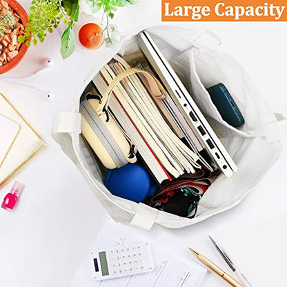 Canvas Tote Bag with Zipper Handles for Women Bridesmaid Birthday Wedding Mother Ladies Shopping Gift Bags - color: Flower-9