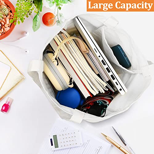 Canvas Tote Bag with Zipper Handles for Women Bridesmaid Birthday Wedding Mother Ladies Shopping Gift Bags - color: Flower-10