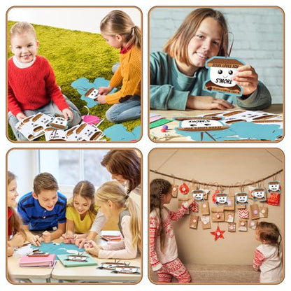 Motipuns 24 Sets Jesus Loves You S'More Ornament Craft Kit,Classic Style - style: Classic Style