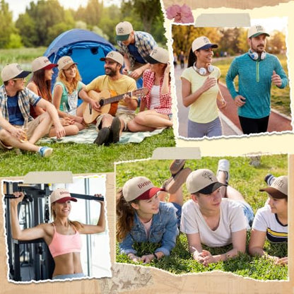 6/12 Pack Christian Hats Bulk for Men Women - style: Style 5