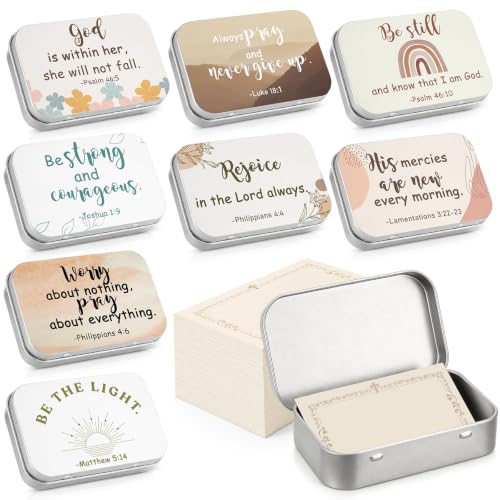 Christian Tin Boxes with Prayer Cards - style: Bohemian