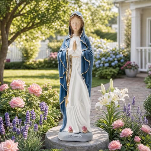 Coloful Virgin Mary Praying Statue 23.5 Inch Tall - color: Colorful Virgin Mary（23.5 Inch）