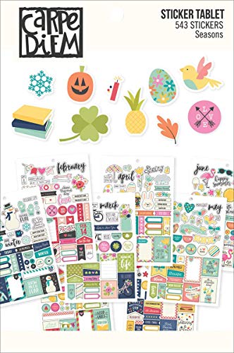 Carpe Diem 7974 Planner Essentials Seasons Sticker Tablet - color: Seasons, size: Pack of 1