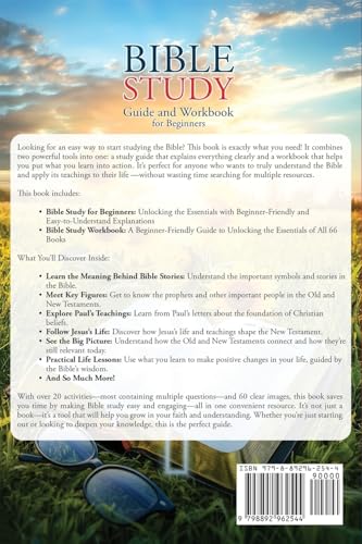 Bible Study Guide and Workbook for Beginners: How to Easily Understand Every Book of the Bible—With Clear Lessons and Practical Exercises (Bringing History to Life)