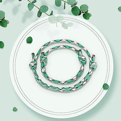 First Day of School Bracelets, Back to School Bracelets Mommy and Me - color: 2PCS Green