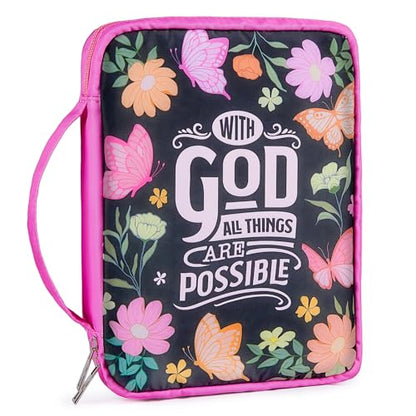 Pink Dino Bible Cover for Women