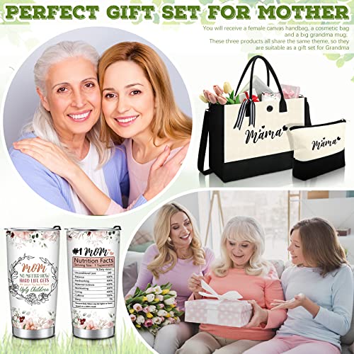 Silkfly 3 Pcs Mama Thoughtful Gifts Set for Thanksgiving Christmas Day - style: Mama
