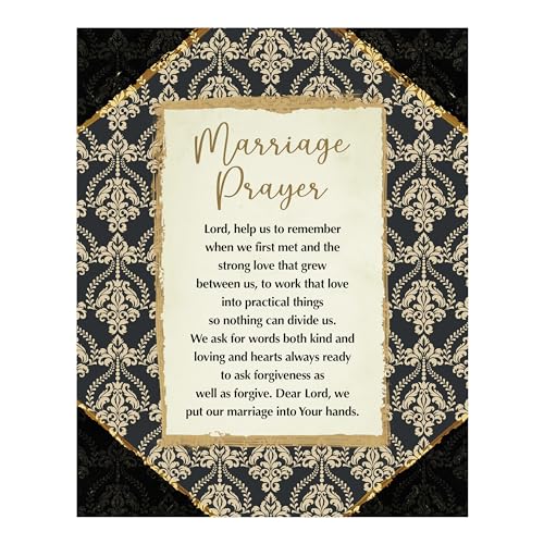 Christian Scripture Wall Art, Marriage Prayer, 8x10 Unframed Print
