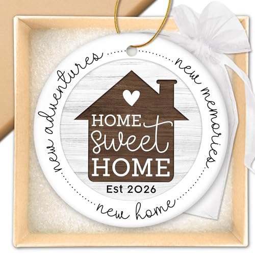 HEXMOZ New Home Gift Ideas - New Home Ornament 2026 - color: Home 2026