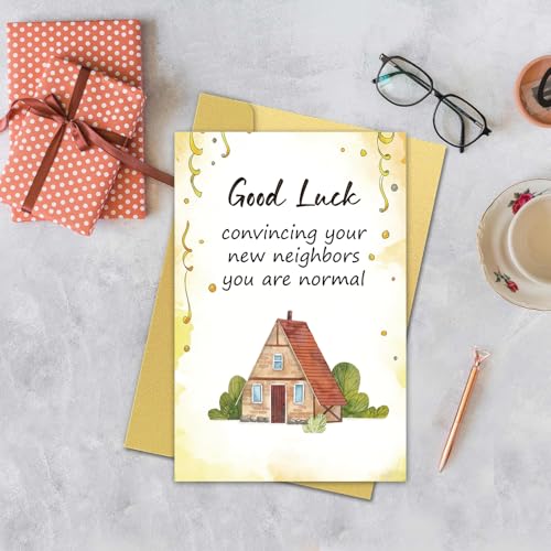 Funny Housewarming Card for Him Her, Perfect for Gifting to Friends Who Just Moved, Lighthearted and Full of Humor. - color: #3