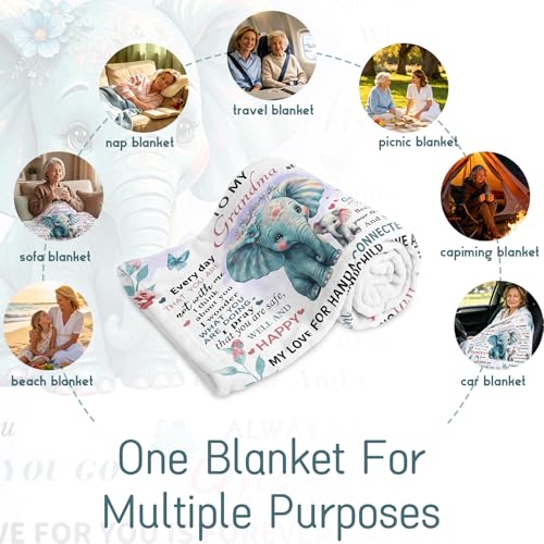 Grandma Birthday Gifts, Grandma Blanket 40"x60" - color: Grandma, size: Throw Size 40" x 60" (102 x 152 cm)