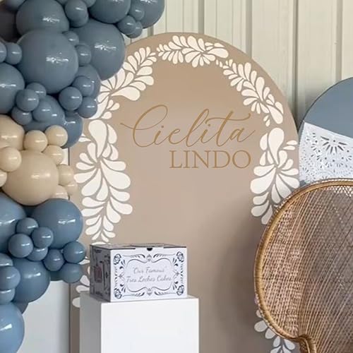 VANGNING Cielita Lindo Wall Decal – Elegant Script Party Backdrop Decor for Bridal Shower, Wedding, Baby Shower & Photo Booth – Removable Peel and Stick Gold Letter Wall Sticker for Event Decorations