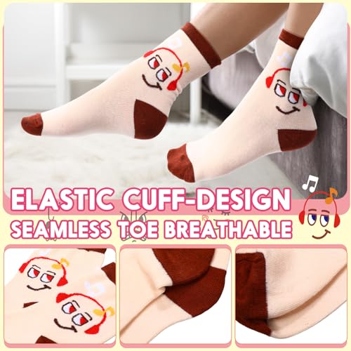 Cuffbow 20 Pack Crazy Funny Emotion Women Sock - style: Retro