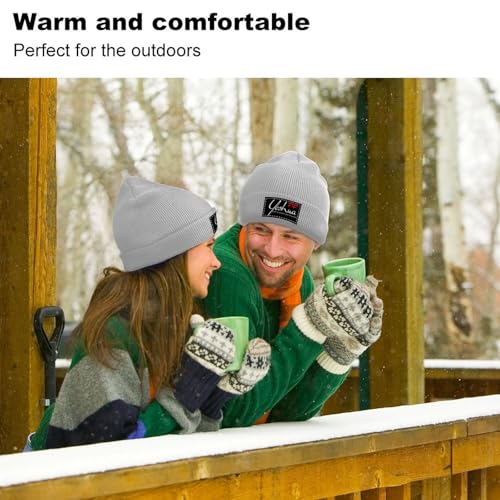 Yeshua Jesus Christian Beanie Hat Warm Winter Skull Caps Knit Slouchy Beanies for Outdoor - color: Light Gray-03